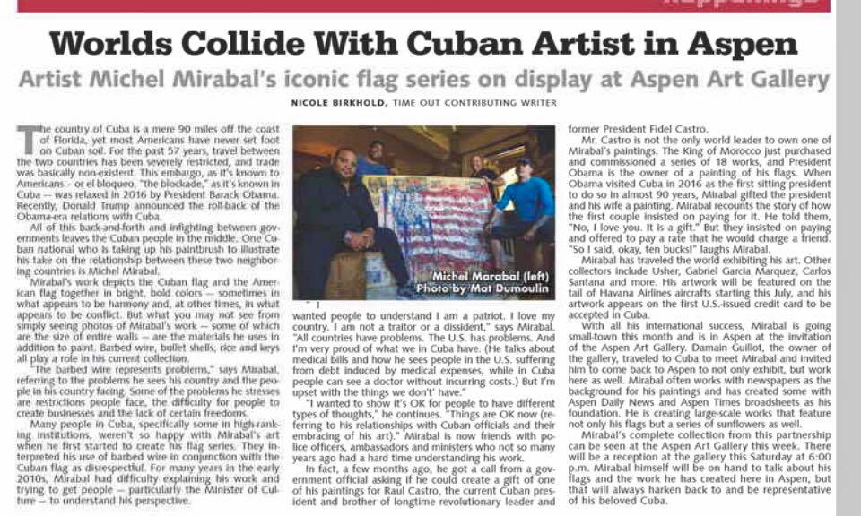 Worlds Collide With Cuban Artist in Aspen